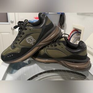 Karl Lagerfeld Black and Olive Sneakers